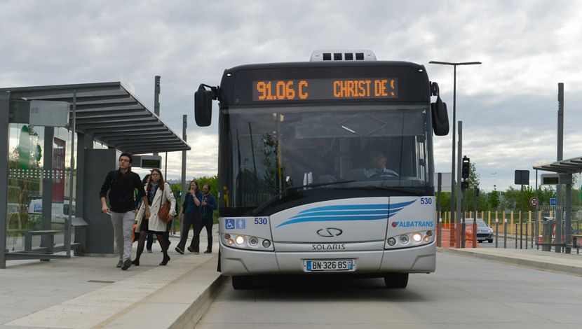 Le bus 91.06 à destination du Christ de Saclay © DR