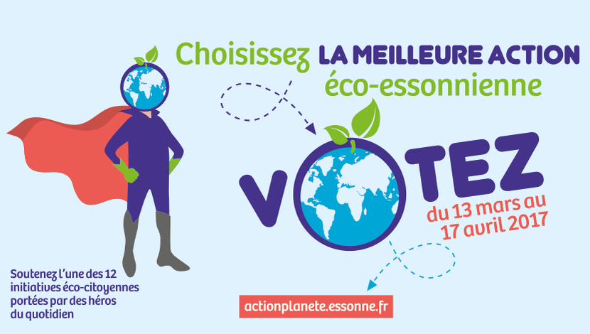 Action pour la planète 2016 : vous avez jusqu'au 17 avril pour voter pour votre éco-action préférée @DR